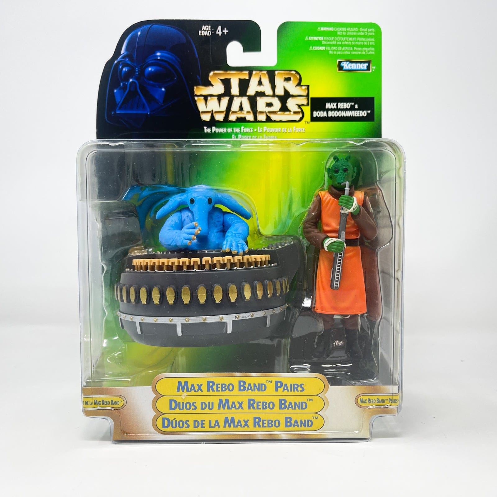 Vintage Hasbro Star Wars Mid MOC Max Rebo & Doda Bodonawieedo (Max Rebo Band Pairs) - Kenner 1998 Power of the Force (POTF2)