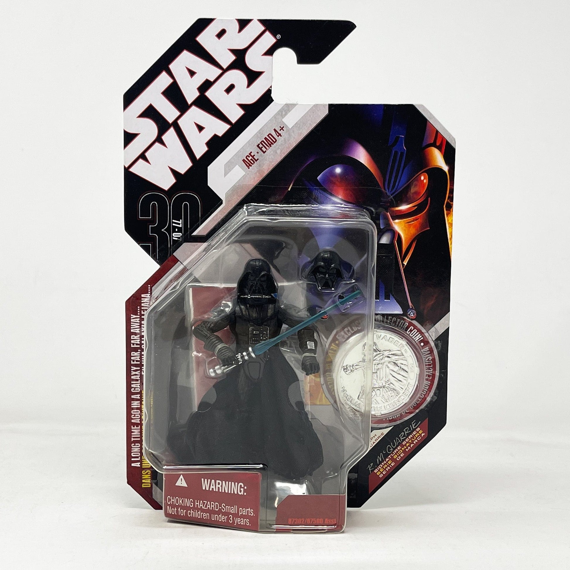 Vintage Hasbro Star Wars Mid MOC McQuarrie Darth Vader (Concept) #28 - Hasbro 30th Anniversary Collection