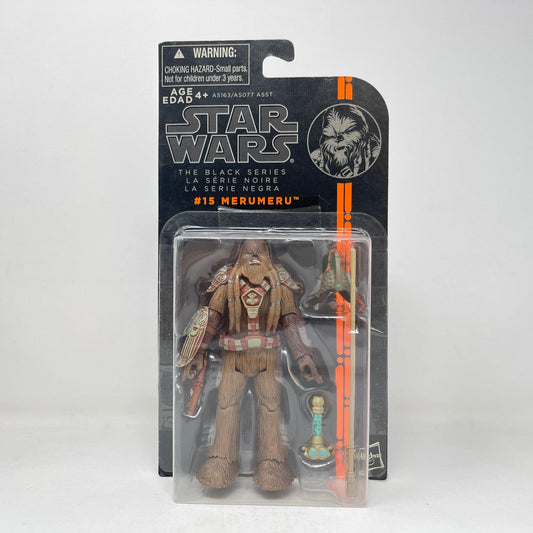 Vintage Hasbro Star Wars Mid MOC Merumeru Wookie Captain (Orange Line) #15 - Hasbro 2013 3.75" Black Series Star Wars Action Figure