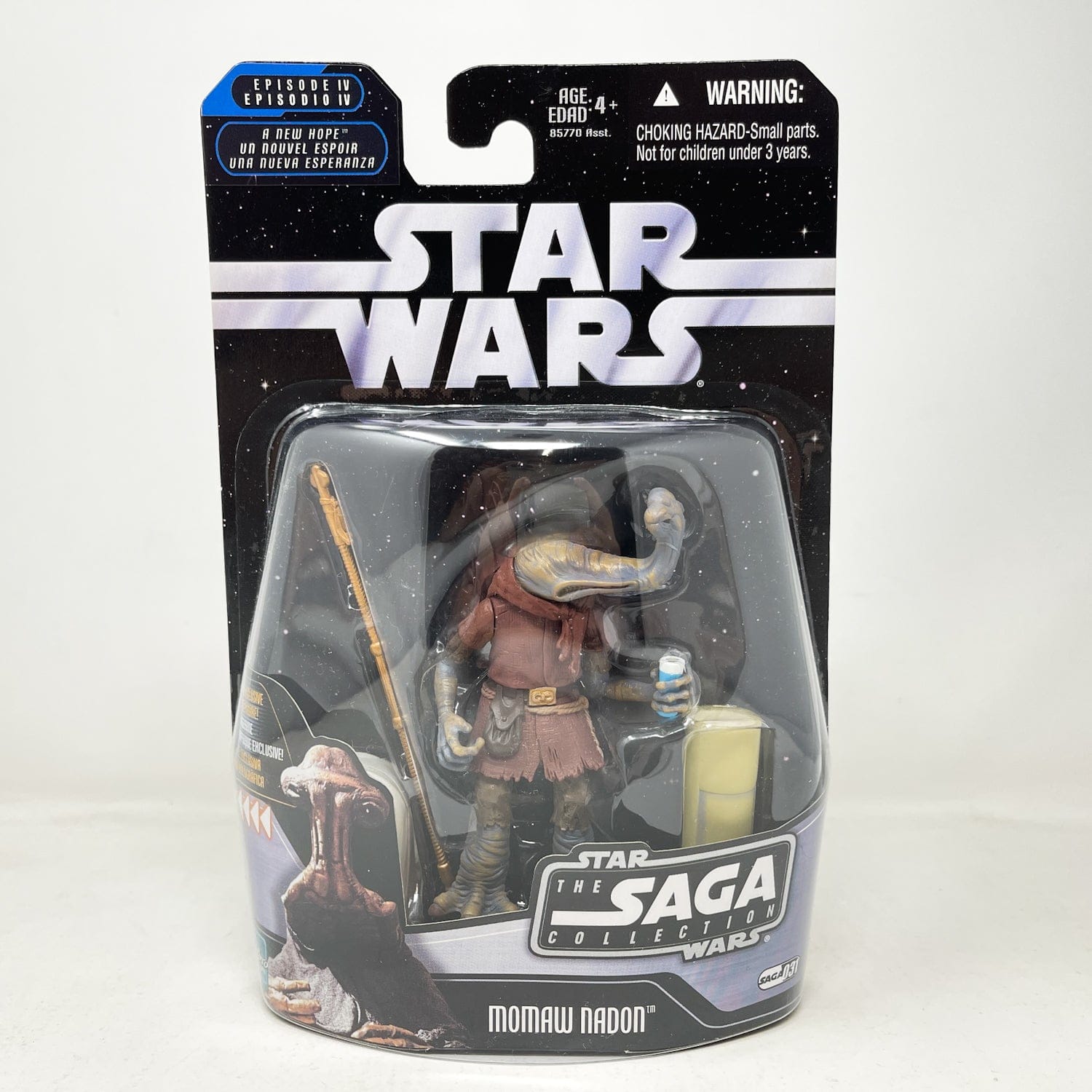 Vintage Hasbro Star Wars Mid MOC Momaw Nadon #31 - Hasbro Saga Collection (2006)