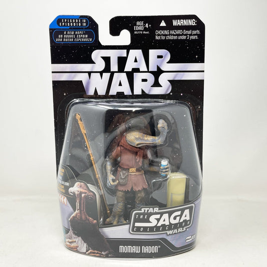 Vintage Hasbro Star Wars Mid MOC Momaw Nadon #31 - Hasbro Saga Collection (2006)