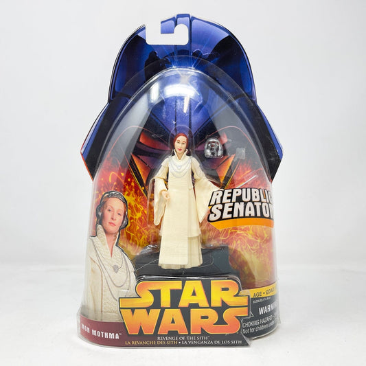 Vintage Hasbro Star Wars Mid MOC Mon Mothma (Republic Senator) #24 - Hasbro ROTS 2005