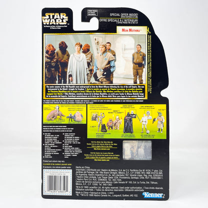 Vintage Hasbro Star Wars Mid MOC Mon Mothma (with Baton) – Hasbro Star Wars Power of the Force (1998)