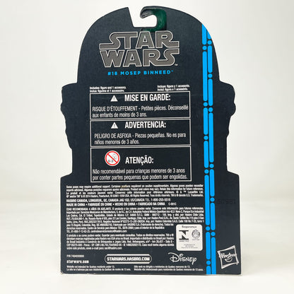 Vintage Hasbro Star Wars Mid MOC Mosep Binneed #18 - Hasbro 3.75" Black Series Blue Line (2015)