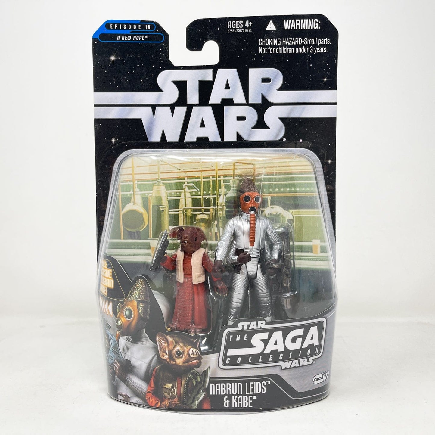 Vintage Hasbro Star Wars Mid MOC Nabrun Leids and Kabe #72 - Hasbro Saga Collection (2007)