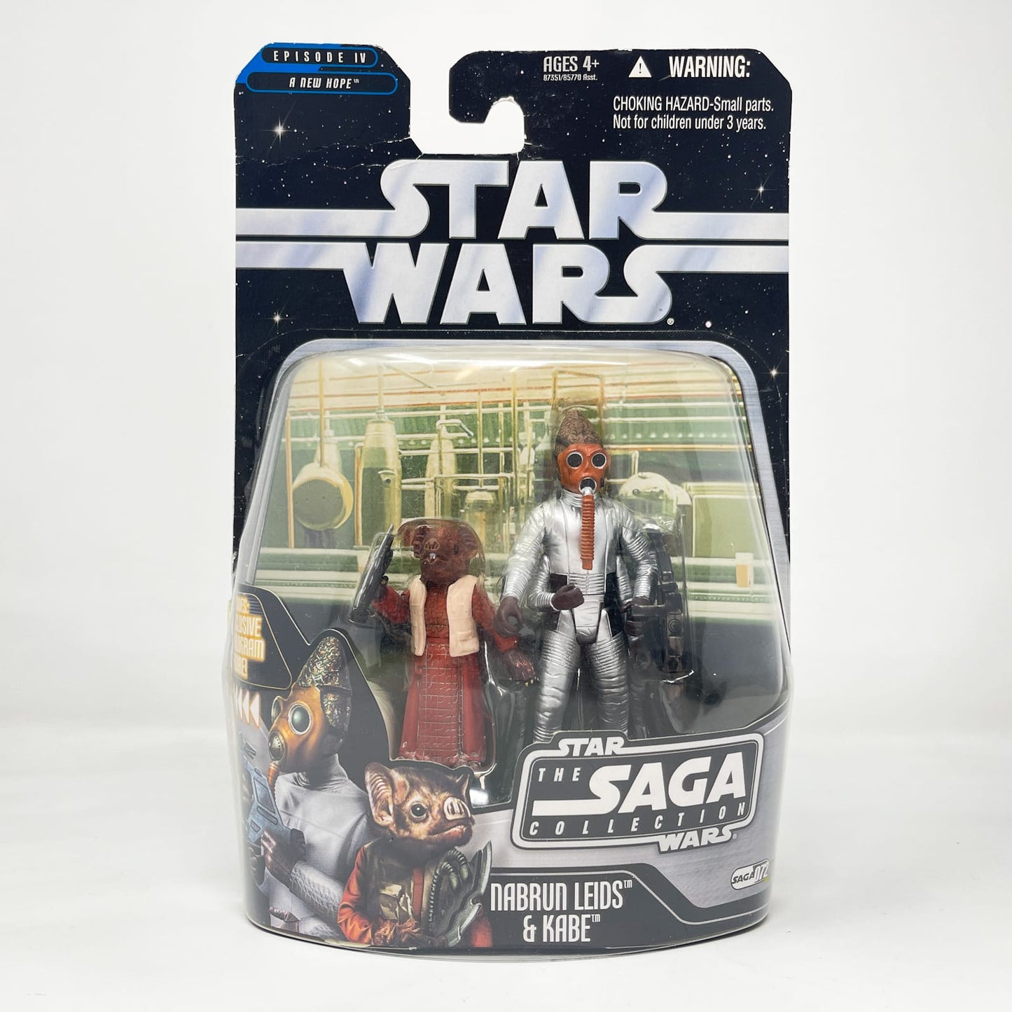 Vintage Hasbro Star Wars Mid MOC Nabrun Leids and Kabe #72 - Hasbro Saga Collection (2007)