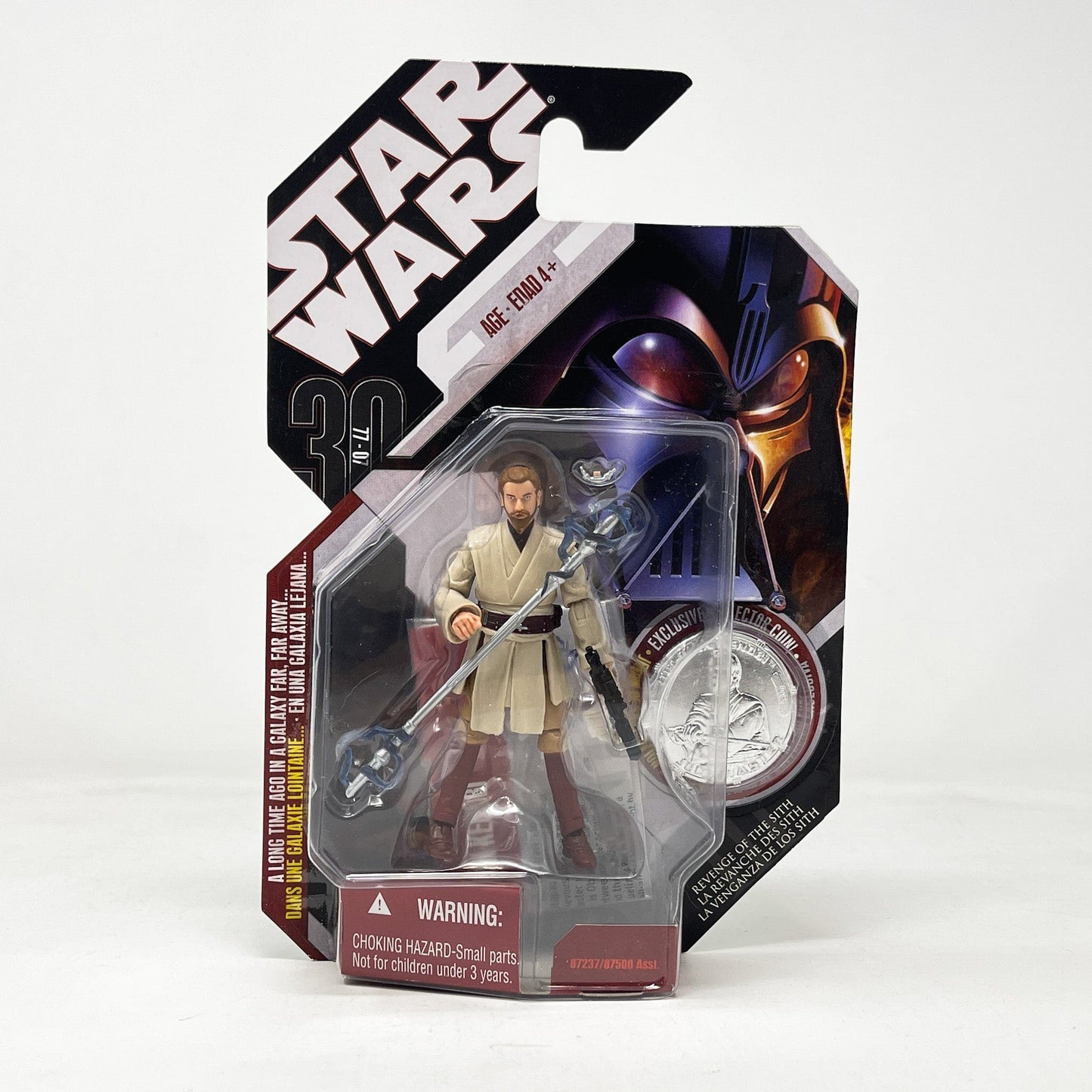 Vintage Hasbro Star Wars Mid MOC Obi-Wan Kenobi (General Grievous Duel) #5 - Hasbro 30th Anniversary Collection