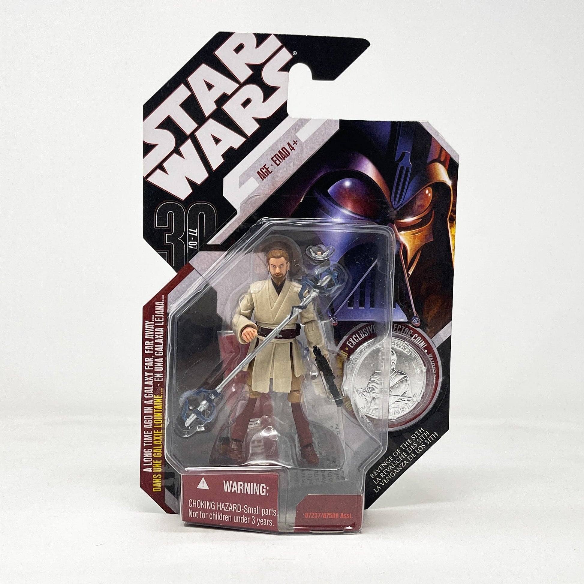 Vintage Hasbro Star Wars Mid MOC Obi-Wan Kenobi (General Grievous Duel) #5 - Hasbro 30th Anniversary Collection