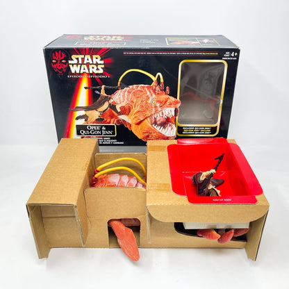 Vintage Hasbro Star Wars Mid MOC Opee & Qui-Gon Jinn - Hasbro The Phantom Menace (1999)