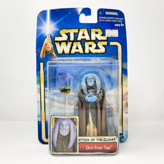 Vintage Hasbro Star Wars Mid MOC Orn Free Taa (Senator) #02-35 - Hasbro SAGA Series 3.75"