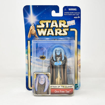 Vintage Hasbro Star Wars Mid MOC Orn Free Taa (Senator) #02-35 - Hasbro SAGA Series 3.75"