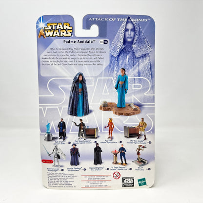 Vintage Hasbro Star Wars Mid MOC Padme Amidala (Lars' Homestead) #03-36 - Hasbro SAGA Series 3.75"