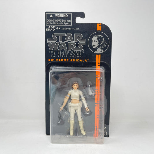 Vintage Hasbro Star Wars Mid MOC Padme Amidala (Orange Line) #01 - Hasbro 2013 3.75" Black Series Star Wars Action Figure