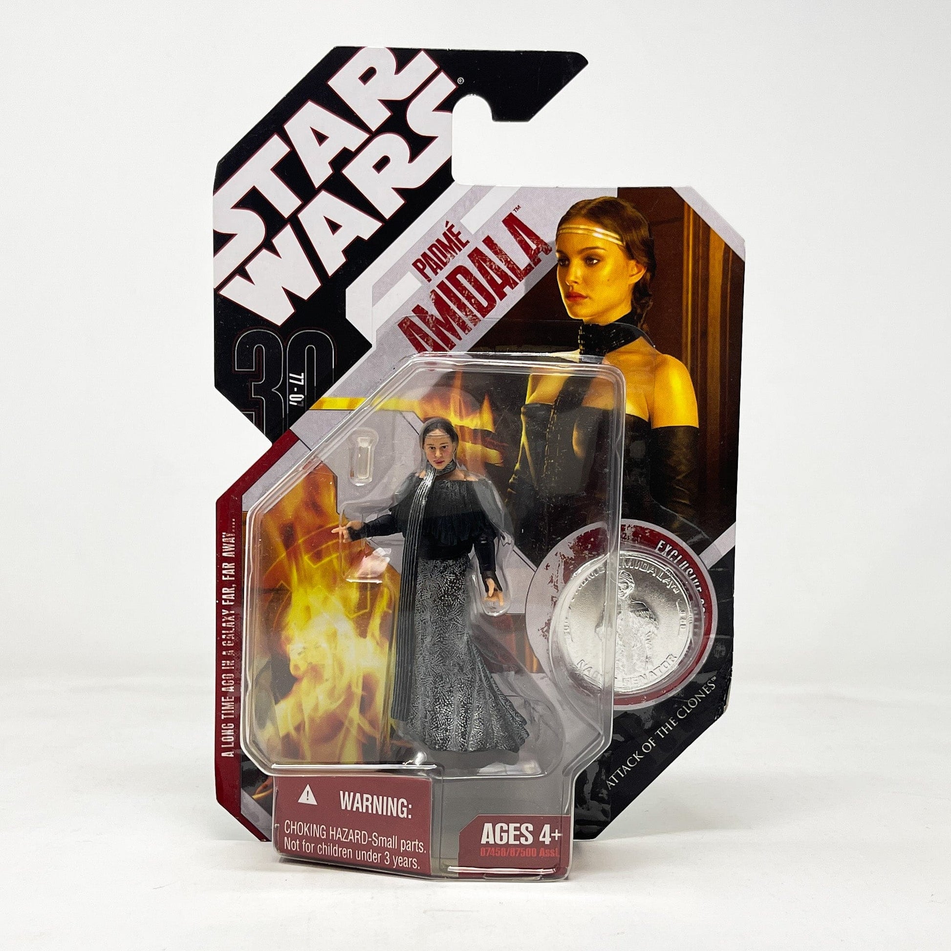 Vintage Hasbro Star Wars Mid MOC Padme Amidala (Senator of Naboo) #56 - Hasbro 30th Anniversary Collection