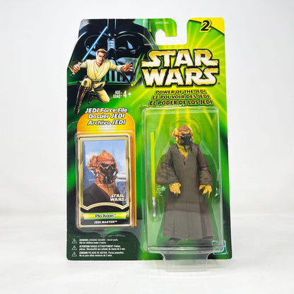 Vintage Hasbro Star Wars Mid MOC Plo Koon (Jedi Master) - Hasbro Power of the Jedi POTJ (2000)