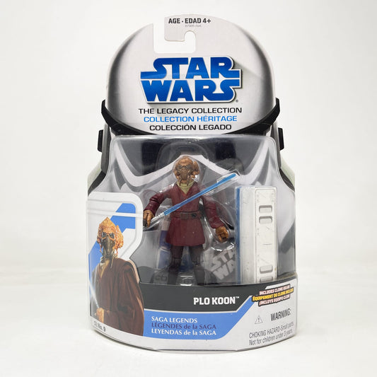 Vintage Hasbro Star Wars Mid MOC Plo Koon (SL 9) - Hasbro 2008 Legacy Collection
