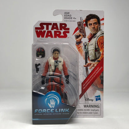 Vintage Hasbro Star Wars Mid MOC Poe Dameron (Resistance Pilot) - 3.75" Hasbro 2017 Forcelink Star Wars Action Figure