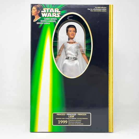 Vintage Hasbro Star Wars Mid MOC Princess Leia Ceremonial Gown Portrait Edition 12 inch – Hasbro Classic Edition (1999)