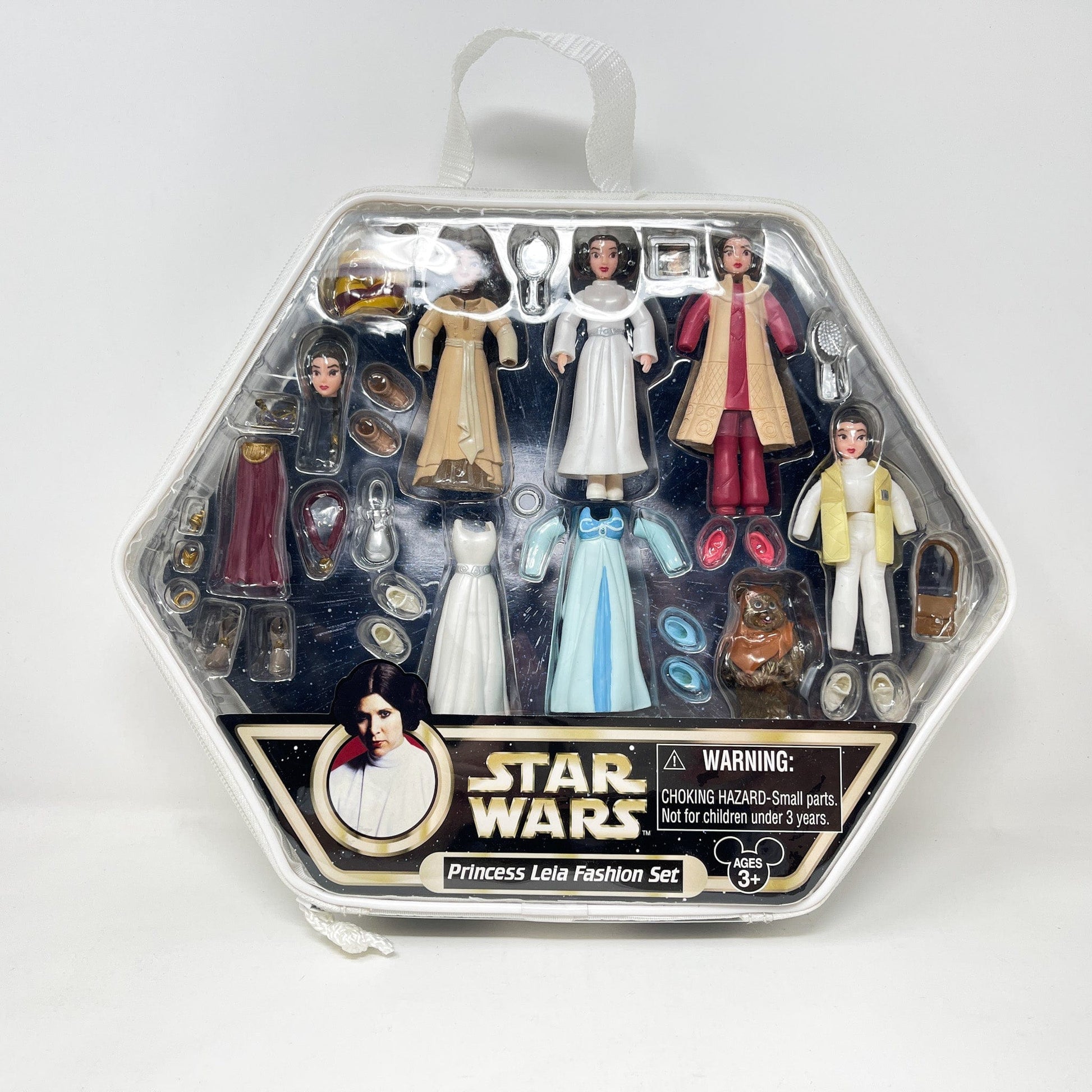 Vintage Hasbro Star Wars Mid MOC Princess Leia Fashion Set (2007) - 3.75" Hasbro Disney Parks Star Wars