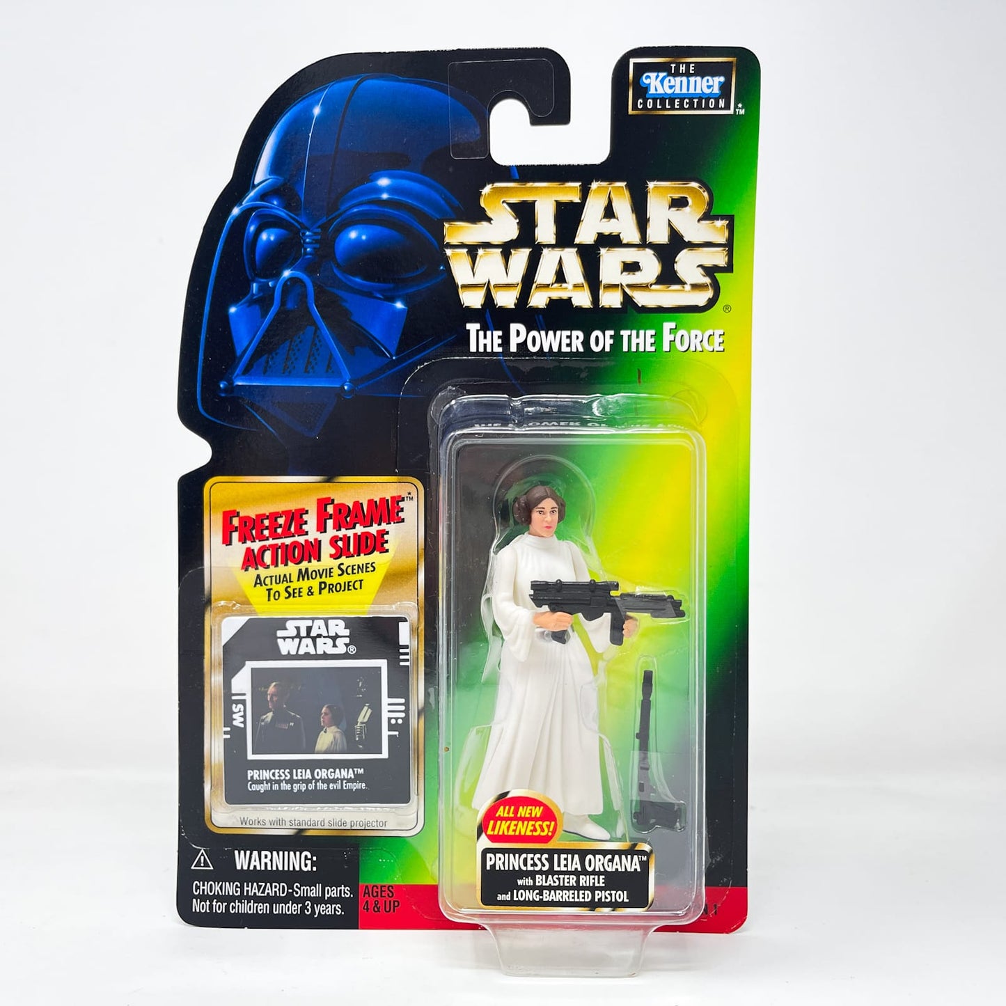 Vintage Hasbro Star Wars Mid MOC Princess Leia Organa (All New Likeness)  – Hasbro Star Wars Power of the Force (1998)
