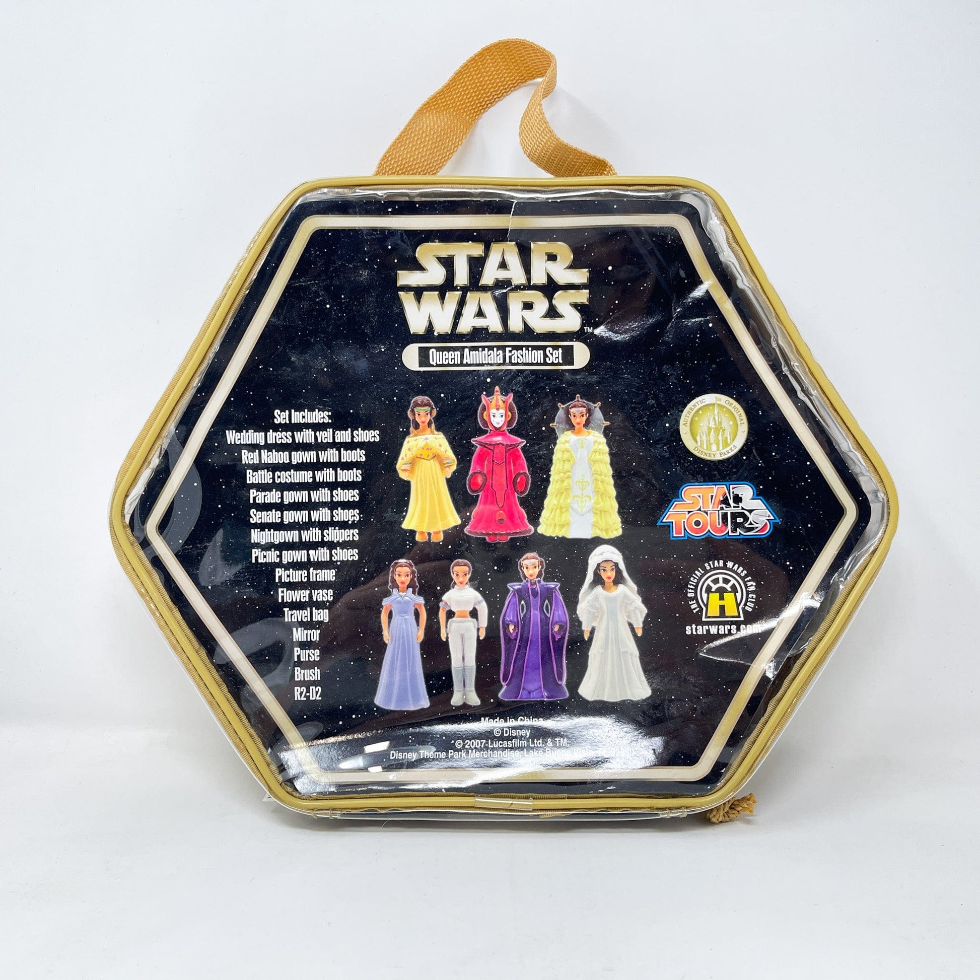 Vintage Hasbro Star Wars Mid MOC Queen Amidala Fashion Set (1997) - 3.75" Hasbro Disney Parks Star Wars