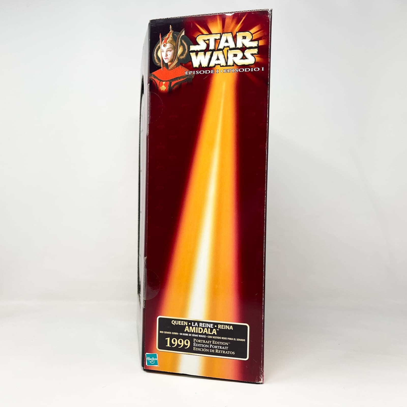 Vintage Hasbro Star Wars Mid MOC Queen Amidala Red Senate Gown Portrait Edition 12 inch – Hasbro Episode I (1999)