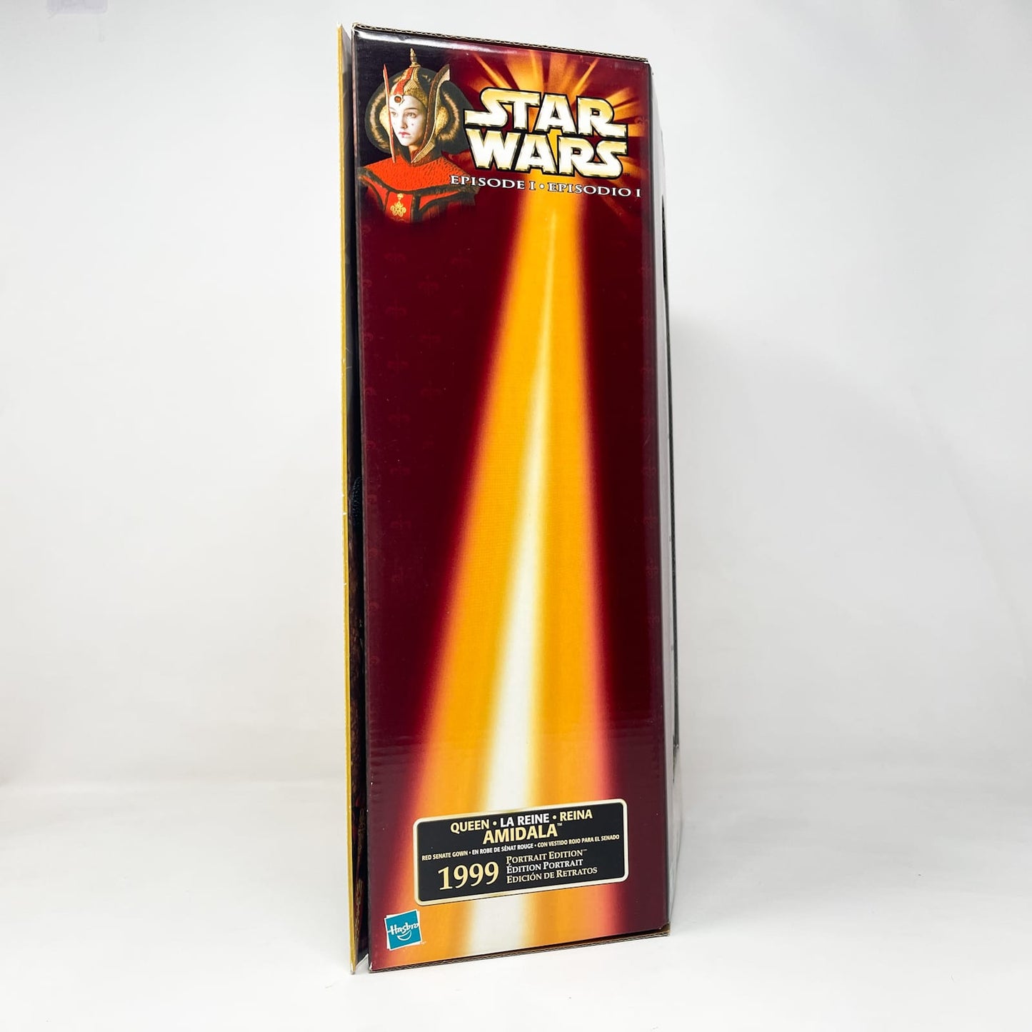 Vintage Hasbro Star Wars Mid MOC Queen Amidala Red Senate Gown Portrait Edition 12 inch – Hasbro Episode I (1999)