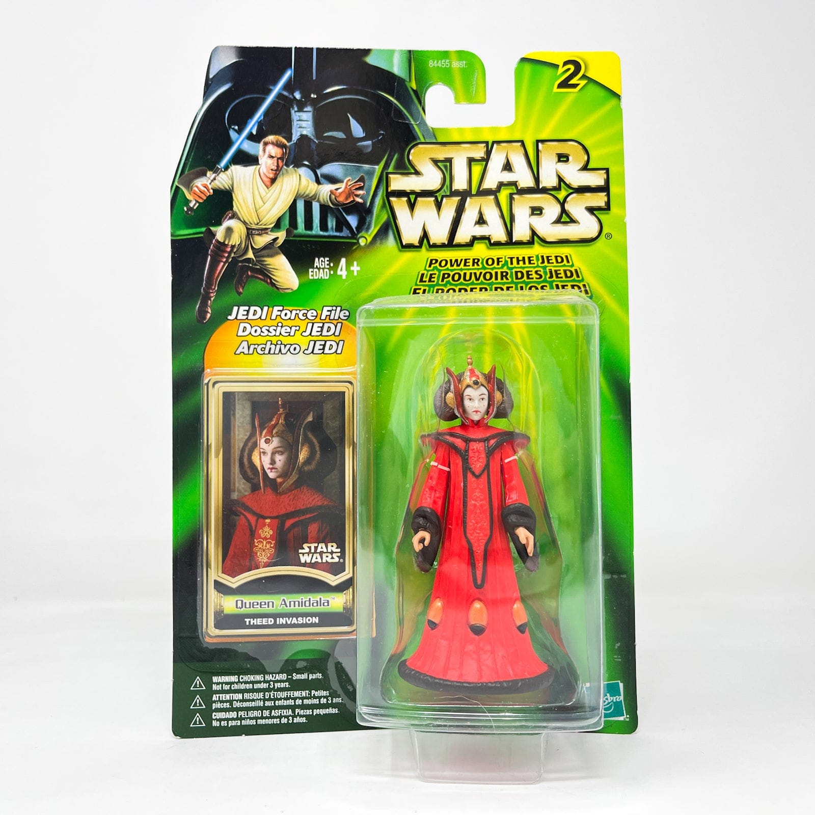 Vintage Hasbro Star Wars Mid MOC Queen Amidala (Theed Invasion) - Hasbro Power of the Jedi POTJ (2001)