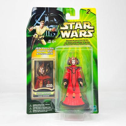 Vintage Hasbro Star Wars Mid MOC Queen Amidala (Theed Invasion) - Hasbro Power of the Jedi POTJ (2001)