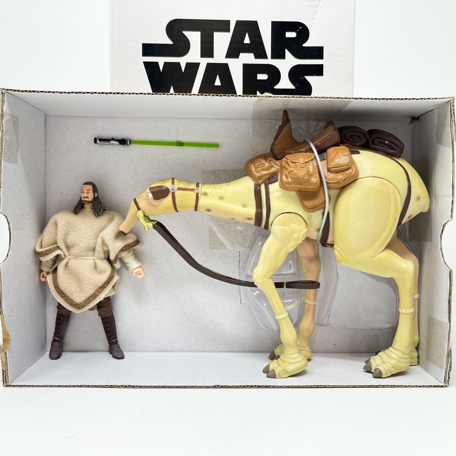 Vintage Hasbro Star Wars Mid MOC Qui-Gon Jinn and Eopie – Hasbro Legacy Collection (Mail-In Exclusive)