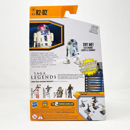 Vintage Hasbro Star Wars Mid MOC R2-D2 Electronic Figure SL14 - Hasbro Saga Legends (2010)