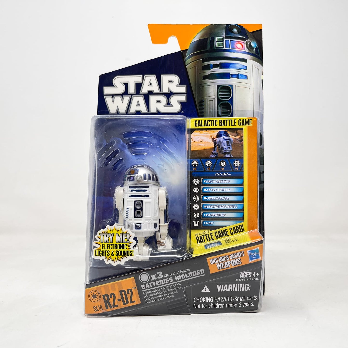 Vintage Hasbro Star Wars Mid MOC R2-D2 Electronic Figure SL14 - Hasbro Saga Legends (2010)