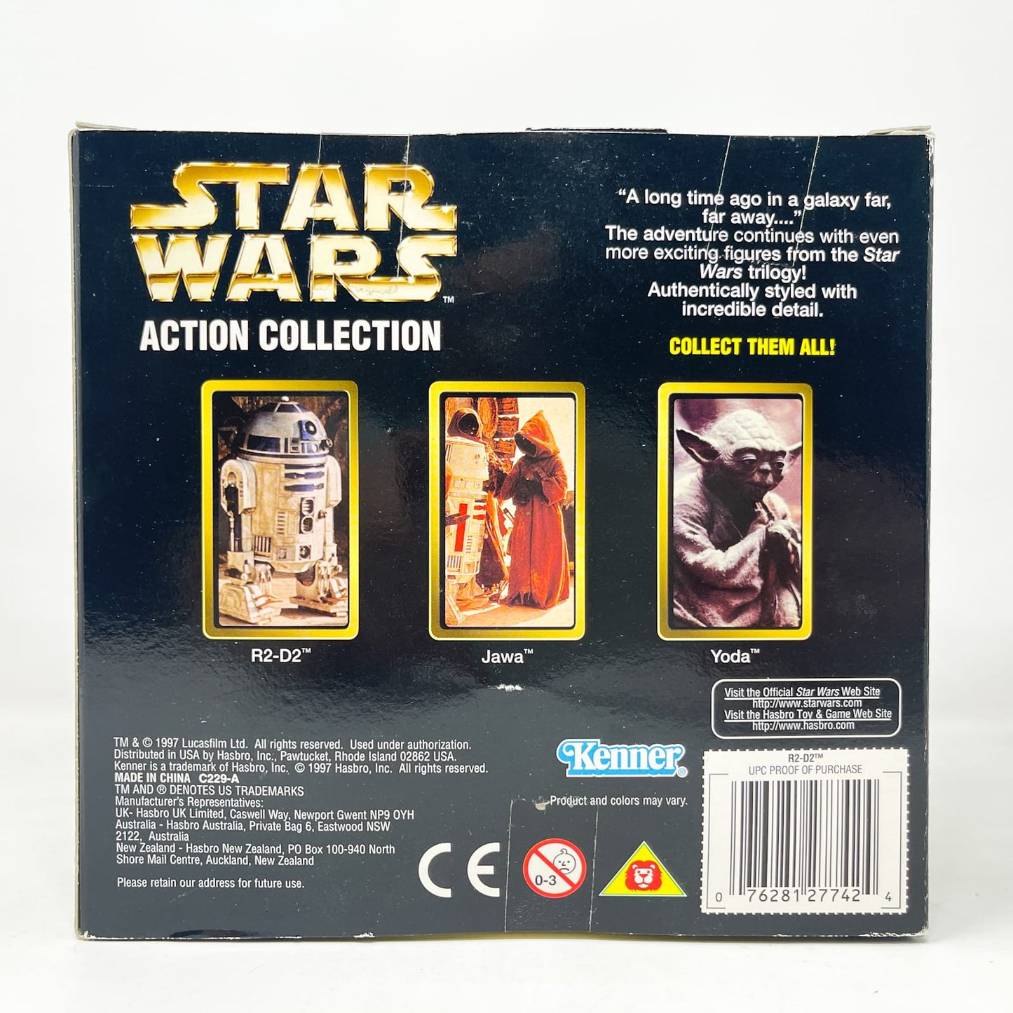 Vintage Hasbro Star Wars Mid MOC R2-D2 - Hasbro Action Series 12 inch Scale (1997)