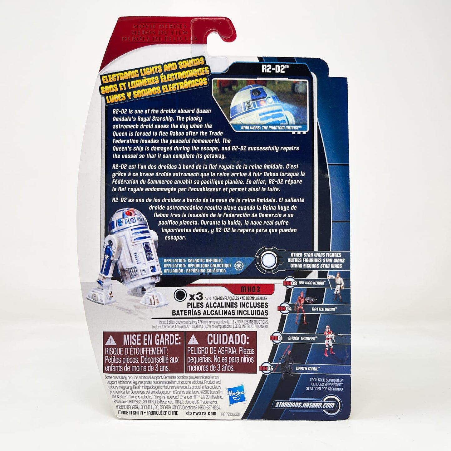 Vintage Hasbro Star Wars Mid MOC R2-D2 MH03 – Hasbro Movie Heroes (2012)