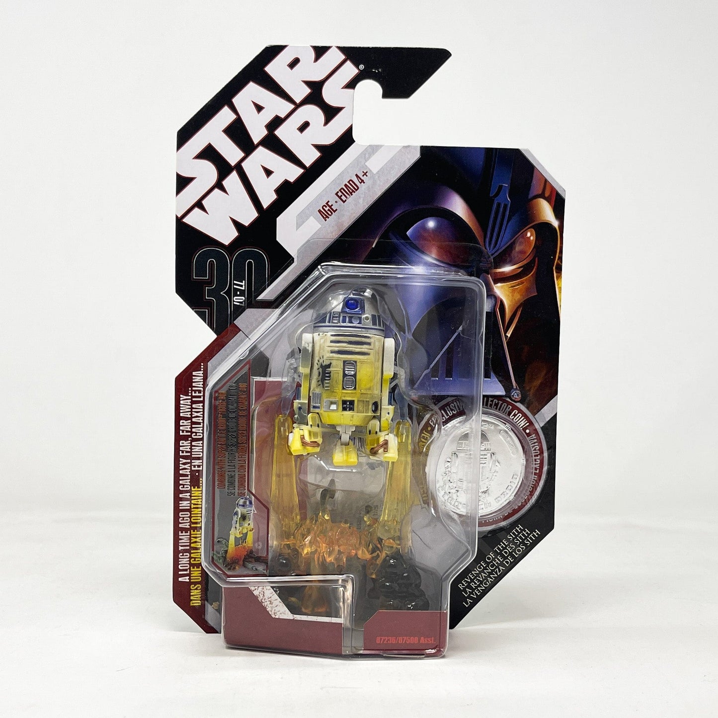 Vintage Hasbro Star Wars Mid MOC R2-D2 (ROTS - Galactic Hunt) #04  - Hasbro Saga Legends - 30th Anniversary Collection