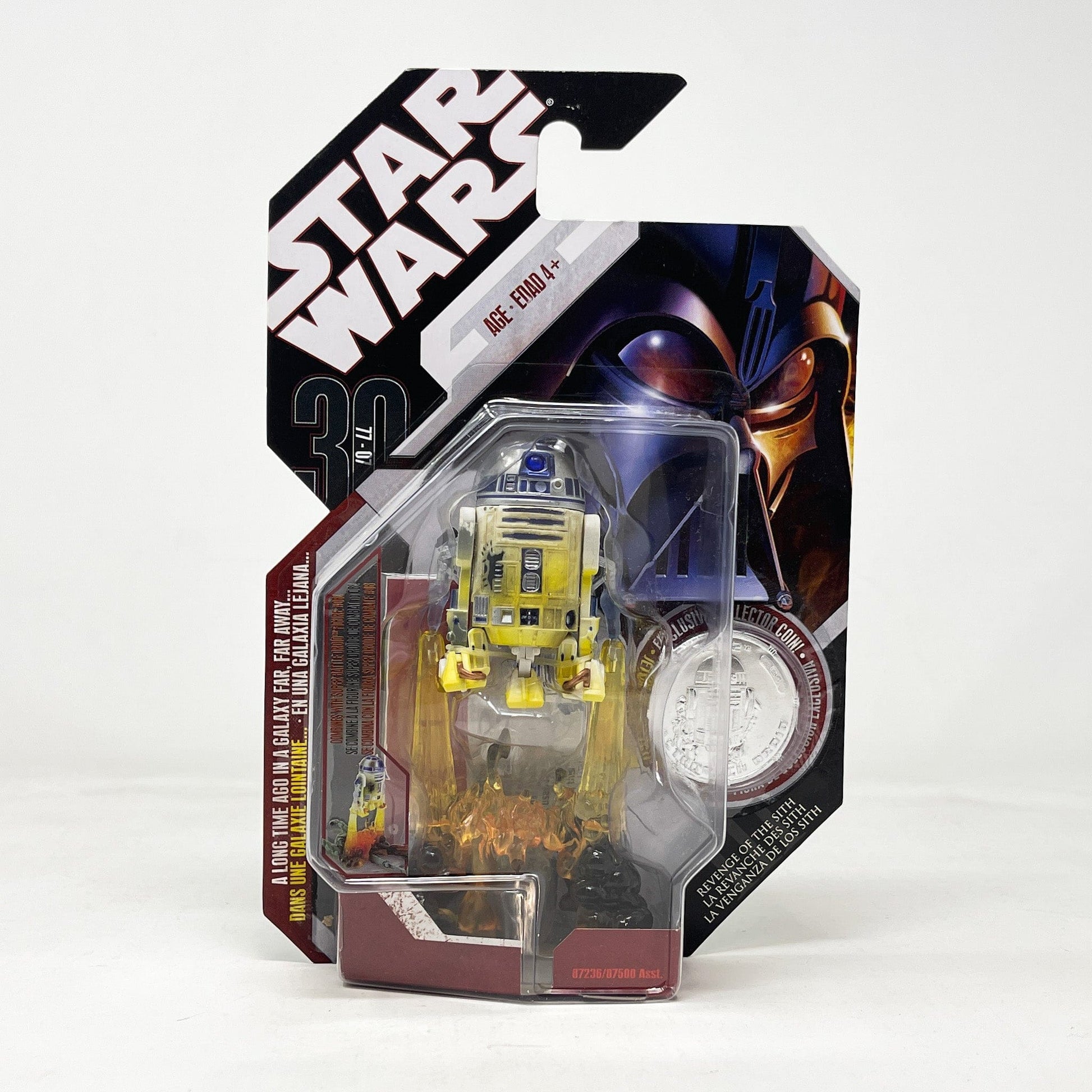 Vintage Hasbro Star Wars Mid MOC R2-D2 (ROTS - Galactic Hunt) #04  - Hasbro Saga Legends - 30th Anniversary Collection