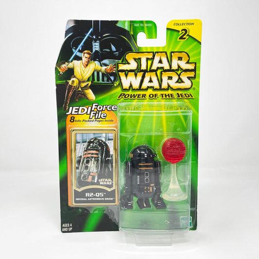 Vintage Hasbro Star Wars Mid MOC R2-Q5 Astromech w/ Hologram Deathstar - Hasbro Power of the Jedi (POTJ) Star Wars Action Figure