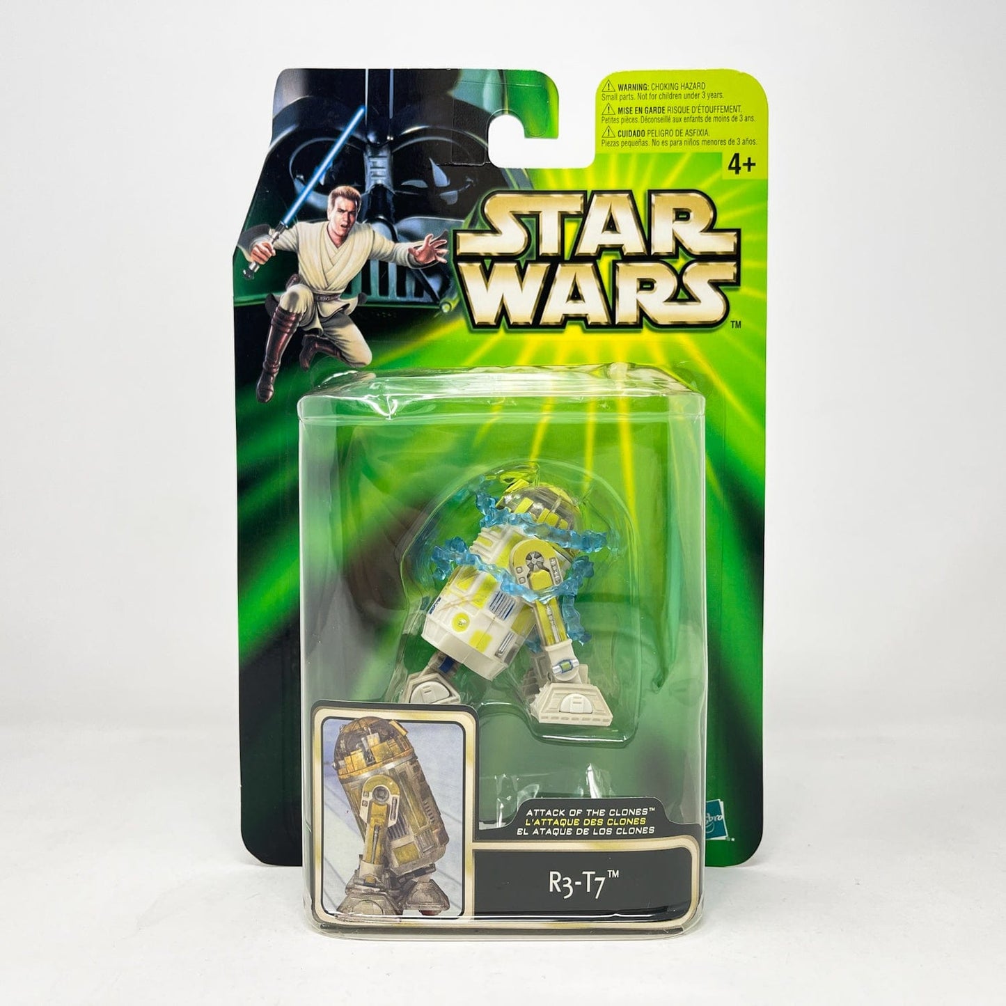 Vintage Hasbro Star Wars Mid MOC R3-T7 - Hasbro Power of the Jedi (POTJ) Star Wars Action Figure