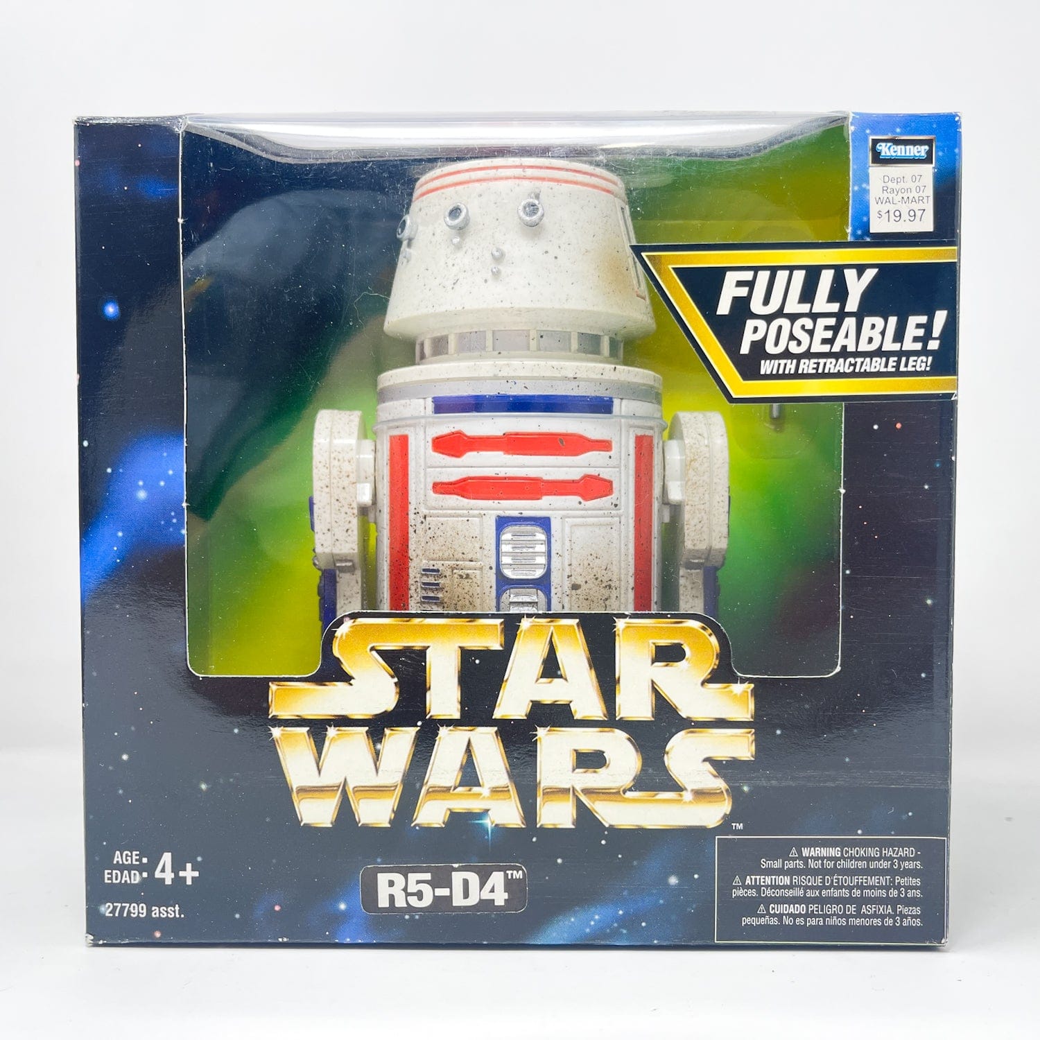 Vintage Hasbro Star Wars Mid MOC R5-D4 - Hasbro Action Series 12 inch Scale (1998)