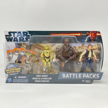 Vintage Hasbro Star Wars Mid MOC Rebel Heroes Battle Pack – Hasbro Star Wars Movie Heroes (2012)