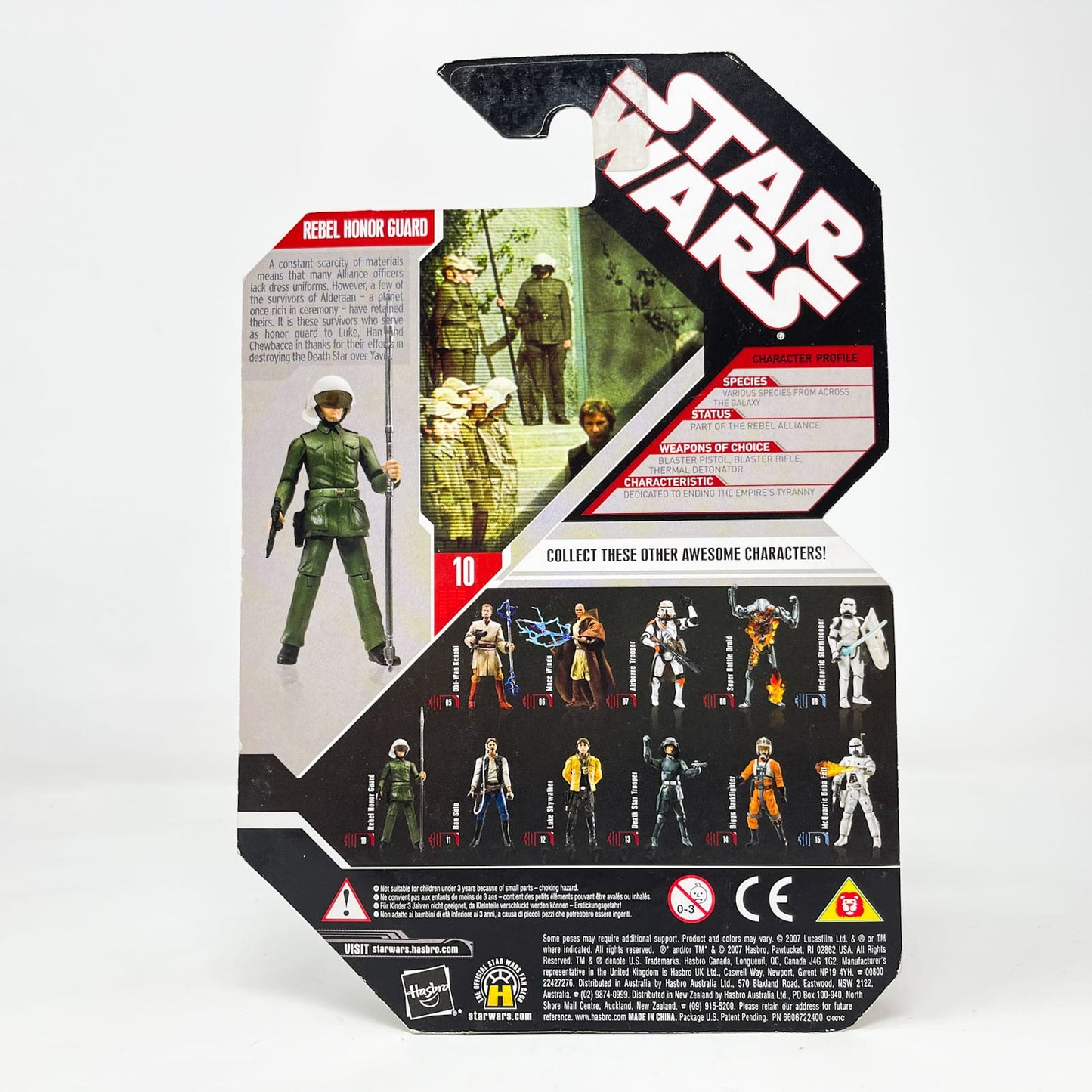 Vintage Hasbro Star Wars Mid MOC Rebel Honor Guard #10 - Hasbro 30th Anniversary Collection 3.75"