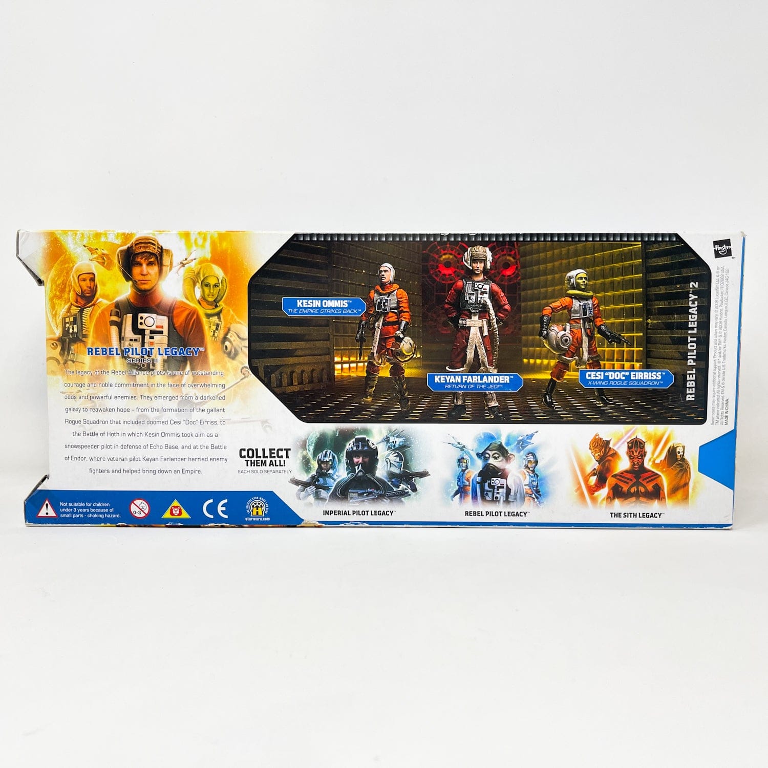 Vintage Hasbro Star Wars Mid MOC Rebel Pilots Legacy Evolutions Multipack Series 2 - Hasbro Legacy Collection (2008)