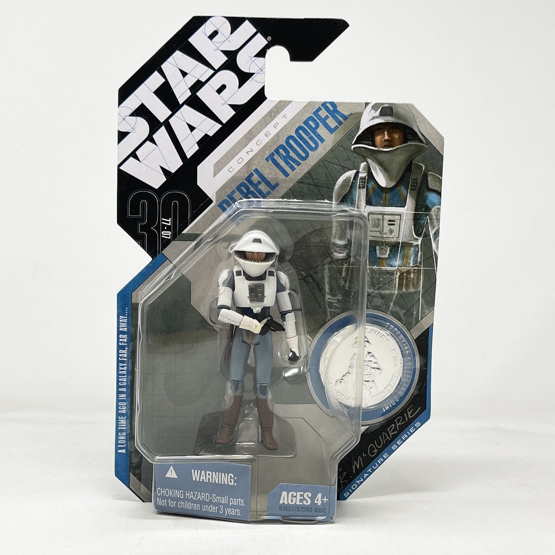 Vintage Hasbro Star Wars Mid MOC Rebel Trooper (Concept) #60 - Hasbro 30th Anniversary Collection
