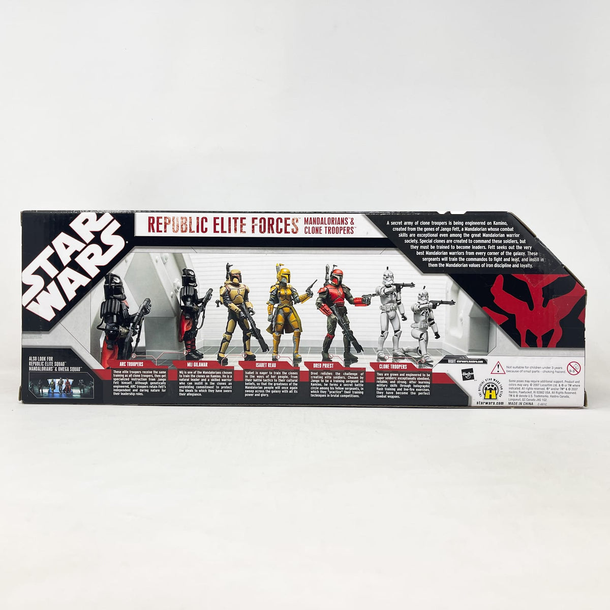 Vintage Hasbro Star Wars Mid MOC Republic Elite Forces: Mandalorians & Clone Troopers – Hasbro 30th Anniversary Collection