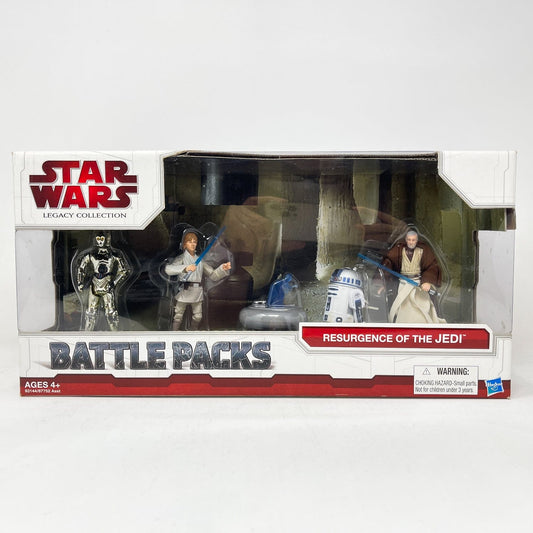 Vintage Hasbro Star Wars Mid MOC Resurgence of the Jedi - Hasbro Battle Pack Legacy Collection 3.75"