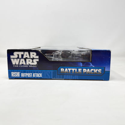 Vintage Hasbro Star Wars Mid MOC Rishi Outpost Attack Battle Pack – Hasbro Star Wars The Clone Wars (2010)