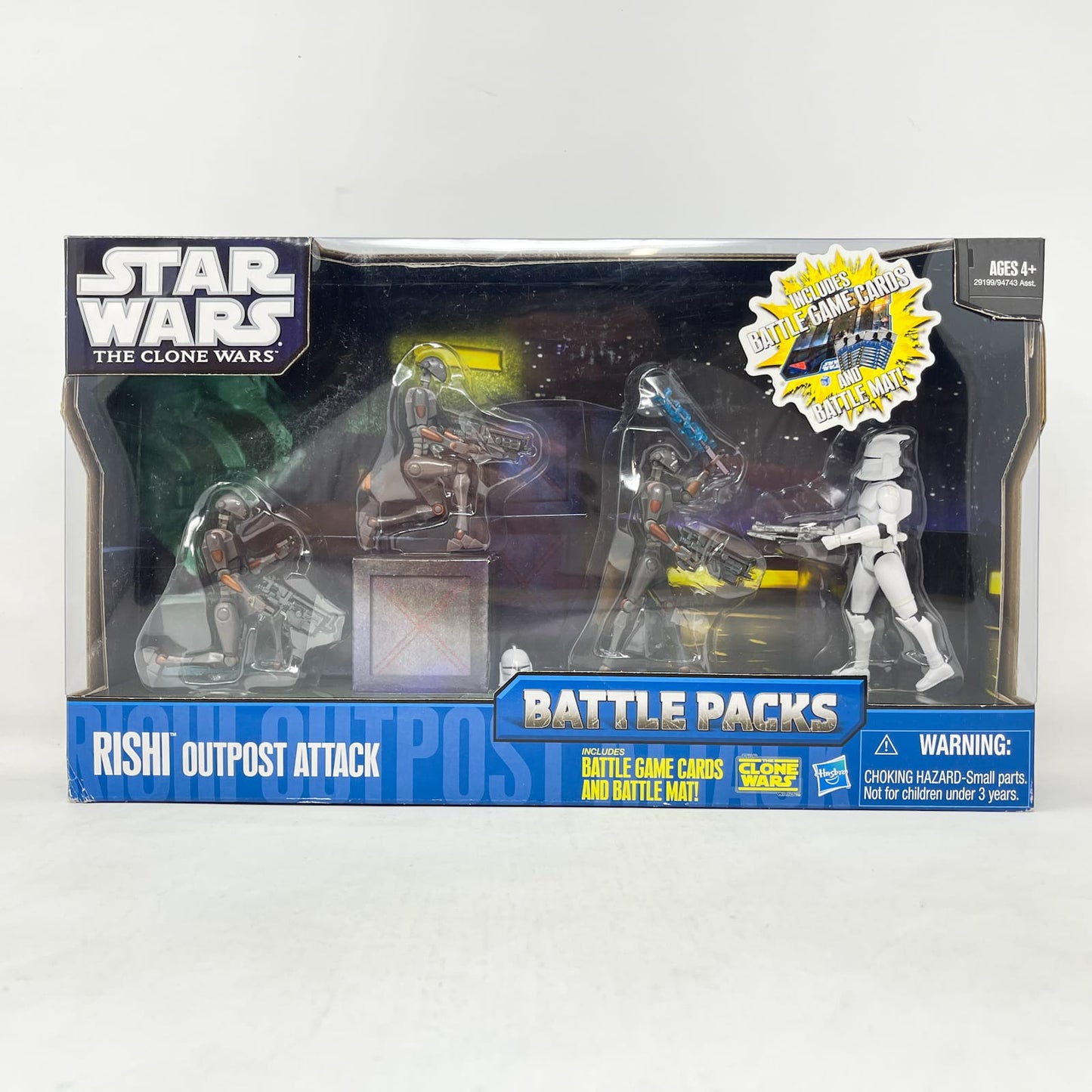 Vintage Hasbro Star Wars Mid MOC Rishi Outpost Attack Battle Pack – Hasbro Star Wars The Clone Wars (2010)