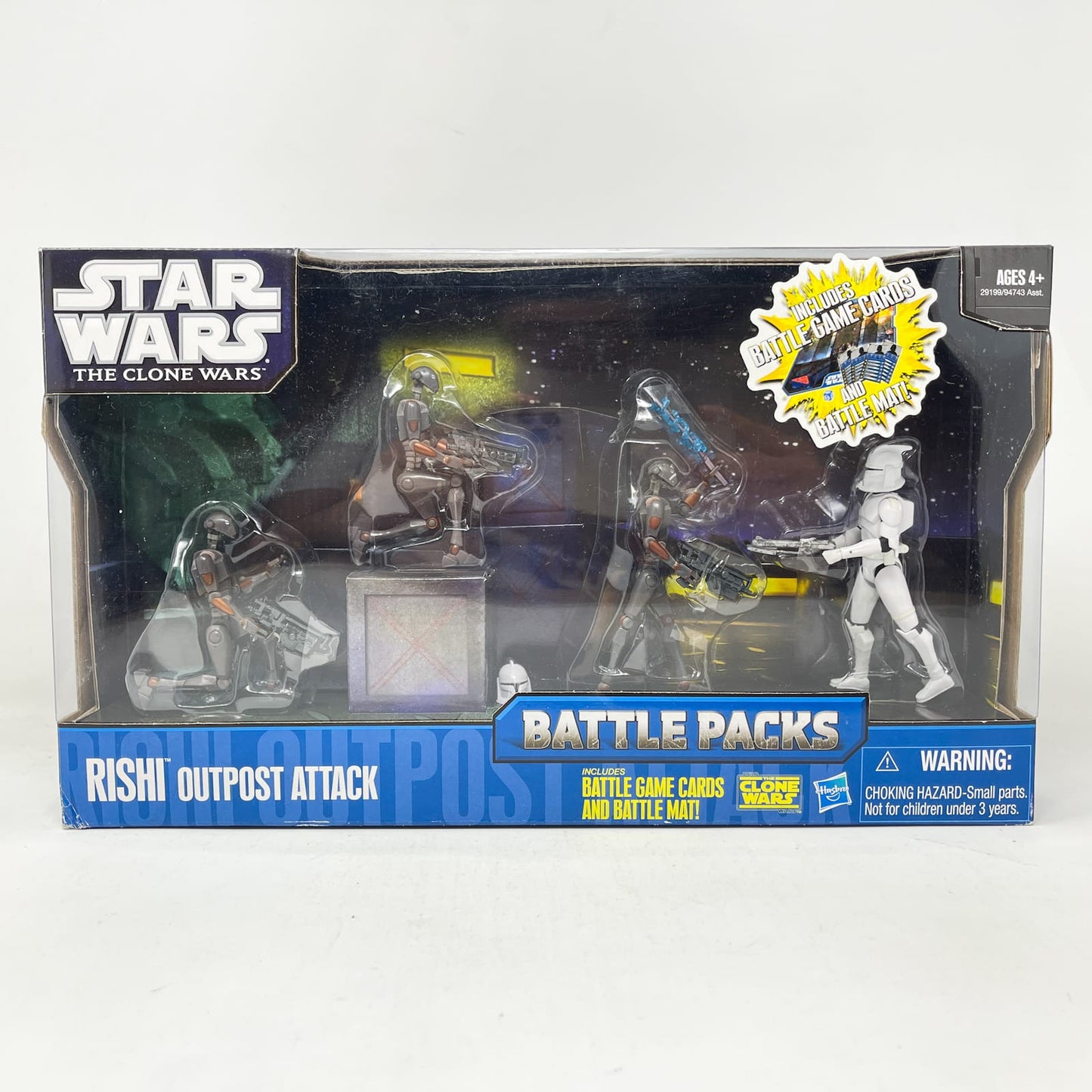 Vintage Hasbro Star Wars Mid MOC Rishi Outpost Attack Battle Pack – Hasbro Star Wars The Clone Wars (2010)