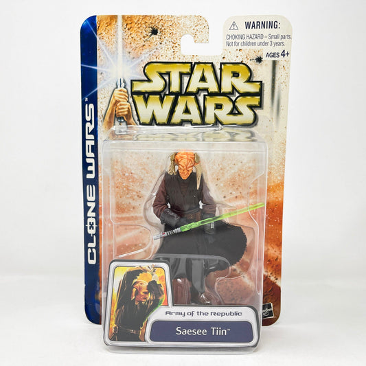 Vintage Hasbro Star Wars Mid MOC Saesee Tiin 03-51 (2003) - SAGA Clone Wars MOC