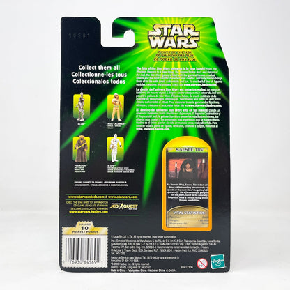 Vintage Hasbro Star Wars Mid MOC Saesee Tiin (Jedi Master) - Hasbro Power of the Jedi POTJ (2001)